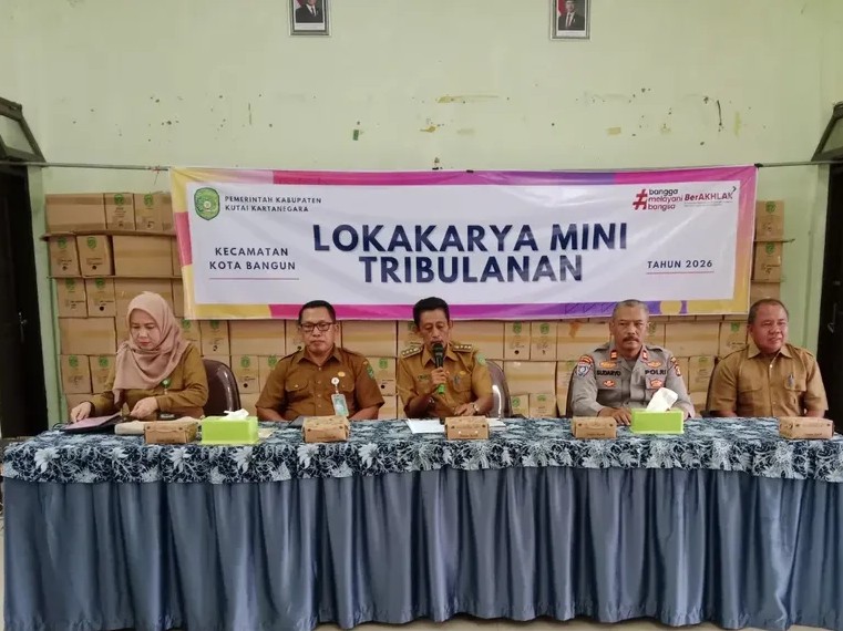 Kecamatan Kota Bangun Gelar Lokakarya Mini Tribulanan 2026